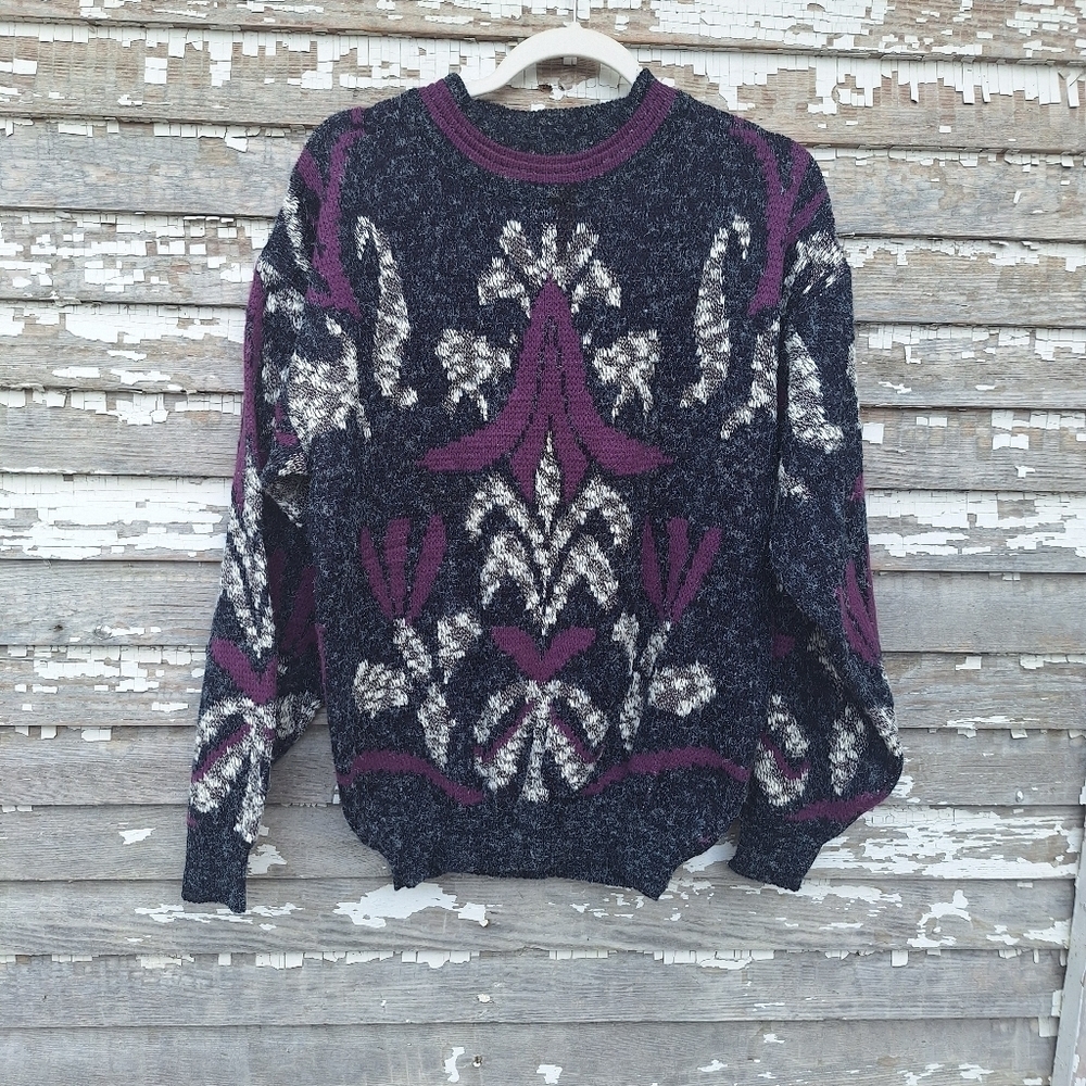 Vintage Zeppelin 80s 90s Sweater Size Small